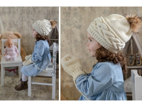 Moufles enfant en laine doublée polaire gris - Bonnet et moufle - Enfant -  La Bohémia